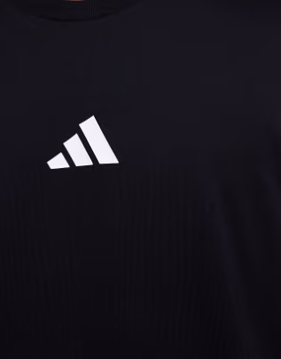 adidas Originals 3 stripe t-shirt in light blue - Image 9